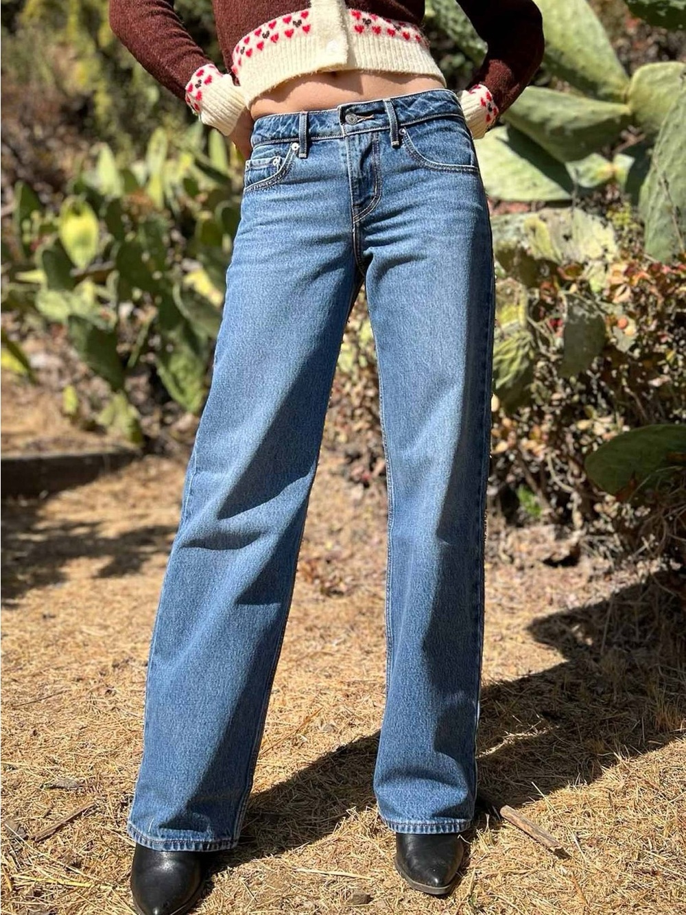 Levi's Low Loose Jeans in REAL RECOGNIZE REAL 0001 Size 29x30
